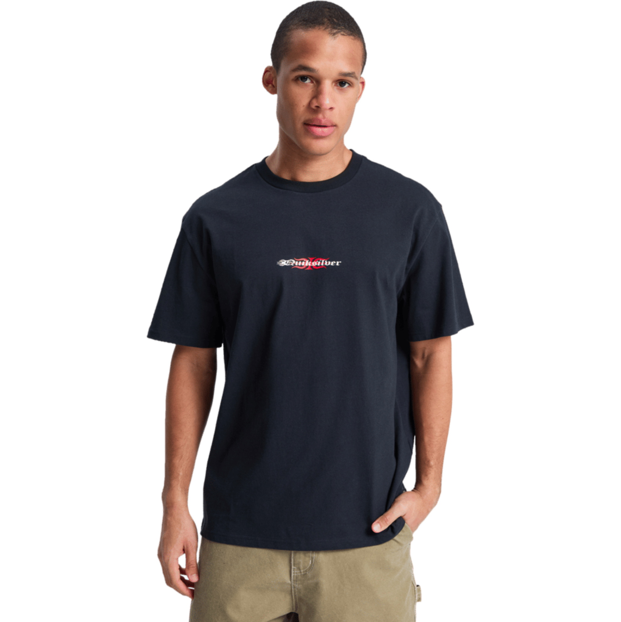 2026 Camiseta Mercury Burning Para Homem Da Quiksilver , EQYZT08271 - Black